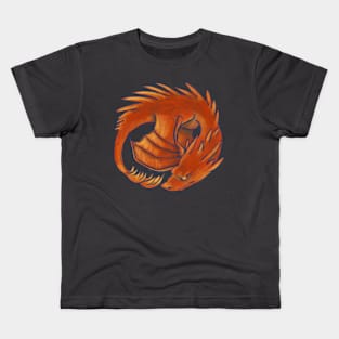 Red Little Wyvern Kids T-Shirt